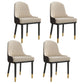 Modern 1/4/5/7 Pieces Furniture with Sintered Stone Table and Chairs Dining Set 4 White Chairs Clearhalo 'Dining Room Sets' 'Dining Tables & Seating' 'dining_room_set' 'furn' 'furn_dining_room_set' 'Furniture' 'furniture_dining_room_set' 'Kitchen & Dining Furniture' 'kitchen&dining_furn' 'kitchen' 4452097
