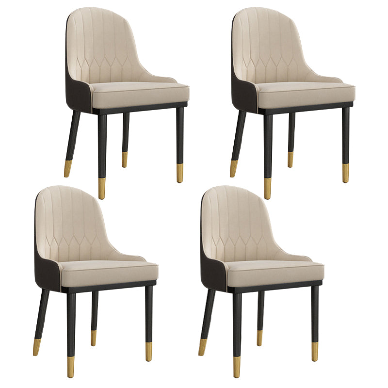 Modern 1/4/5/7 Pieces Furniture with Sintered Stone Table and Chairs Dining Set 4 White Chairs Clearhalo 'Dining Room Sets' 'Dining Tables & Seating' 'dining_room_set' 'furn' 'furn_dining_room_set' 'Furniture' 'furniture_dining_room_set' 'Kitchen & Dining Furniture' 'kitchen&dining_furn' 'kitchen' 4452097