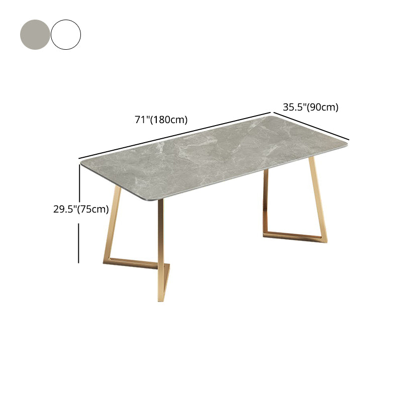 1/4/5/7 Pcs Metal Scandinavian Dining Room Set with Rectangle Table Dining Set Clearhalo 'Dining Room Sets' 'Dining Tables & Seating' 'dining_room_set' 'furn' 'furn_dining_room_set' 'Furniture' 'furniture_dining_room_set' 'Kitchen & Dining Furniture' 'kitchen&dining_furn' 'kitchen' 4452148