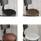 Industrial Armless Backrest Counter Stool Iron Cashier Bar Stool with Leather Cushion Clearhalo 'Bar Furniture' 'Bar Stools' 'bar_stools' 'furn' 'furn_bar_stools' 'furniture_bar_stools' 'Kitchen & Dining Furniture' 'kitchen&dining_furn' 'kitchen' 'kitchen_furn' Furniture' 4452314