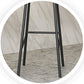 Modern Armless Backrest Counter Stool Iron Cafe Bar Stool with Leather Cushion and Pedal Clearhalo 'Bar Furniture' 'Bar Stools' 'bar_stools' 'furn' 'furn_bar_stools' 'furniture_bar_stools' 'Kitchen & Dining Furniture' 'kitchen&dining_furn' 'kitchen' 'kitchen_furn' Furniture' 4452436