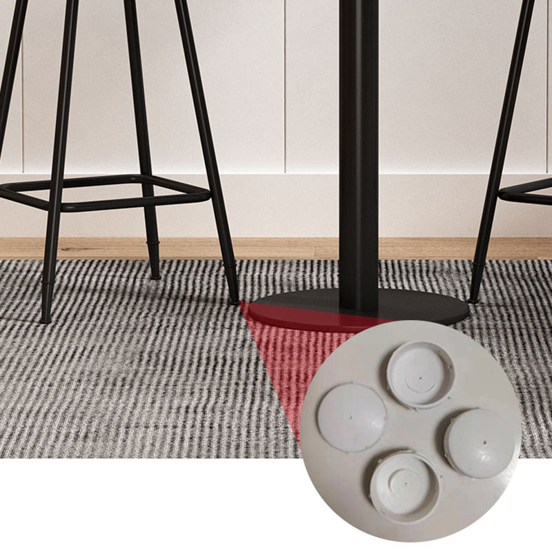 Modern Armless Backrest Counter Stool Steel Milk Tea Shop Bar Stool with Leather Cushion Clearhalo 'Bar Furniture' 'Bar Stools' 'bar_stools' 'furn' 'furn_bar_stools' 'furniture_bar_stools' 'Kitchen & Dining Furniture' 'kitchen&dining_furn' 'kitchen' 'kitchen_furn' Furniture' 4452454