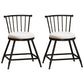 Modern Armless Backrest Counter Stool Steel Milk Tea Shop Bar Stool with Leather Cushion White 2 Piece Set Short Stool(18"H) Clearhalo 'Bar Furniture' 'Bar Stools' 'bar_stools' 'furn' 'furn_bar_stools' 'furniture_bar_stools' 'Kitchen & Dining Furniture' 'kitchen&dining_furn' 'kitchen' 'kitchen_furn' Furniture' 4452471