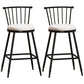 Modern Armless Backrest Counter Stool Steel Milk Tea Shop Bar Stool with Leather Cushion White 2 Piece Set Counter Stool(26"H) Clearhalo 'Bar Furniture' 'Bar Stools' 'bar_stools' 'furn' 'furn_bar_stools' 'furniture_bar_stools' 'Kitchen & Dining Furniture' 'kitchen&dining_furn' 'kitchen' 'kitchen_furn' Furniture' 4452477