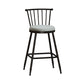 Modern Armless Backrest Counter Stool Steel Milk Tea Shop Bar Stool with Leather Cushion Grey 1 Piece Counter Stool(26"H) Clearhalo 'Bar Furniture' 'Bar Stools' 'bar_stools' 'furn' 'furn_bar_stools' 'furniture_bar_stools' 'Kitchen & Dining Furniture' 'kitchen&dining_furn' 'kitchen' 'kitchen_furn' Furniture' 4452491