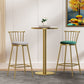 Glam Armless Backrest Counter Stool Steel Milk Tea Shop Bar Stool with Velvet Cushion Clearhalo 'Bar Furniture' 'Bar Stools' 'bar_stools' 'furn' 'furn_bar_stools' 'furniture_bar_stools' 'Kitchen & Dining Furniture' 'kitchen&dining_furn' 'kitchen' 'kitchen_furn' Furniture' 4452522
