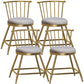 Glam Armless Backrest Counter Stool Steel Milk Tea Shop Bar Stool with Velvet Cushion Gray 4 Piece Set Short Stool(18"H) Clearhalo 'Bar Furniture' 'Bar Stools' 'bar_stools' 'furn' 'furn_bar_stools' 'furniture_bar_stools' 'Kitchen & Dining Furniture' 'kitchen&dining_furn' 'kitchen' 'kitchen_furn' Furniture' 4452560