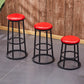 Industrial Armless Backless Counter Stool Steel Cashier Bar Stool with Pedal Clearhalo 'Bar Furniture' 'Bar Stools' 'bar_stools' 'furn' 'furn_bar_stools' 'furniture_bar_stools' 'Kitchen & Dining Furniture' 'kitchen&dining_furn' 'kitchen' 'kitchen_furn' Furniture' 4452835