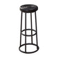 Industrial Armless Backless Counter Stool Steel Cashier Bar Stool with Pedal Black 1 Piece Bar Stool(31"H) Clearhalo 'Bar Furniture' 'Bar Stools' 'bar_stools' 'furn' 'furn_bar_stools' 'furniture_bar_stools' 'Kitchen & Dining Furniture' 'kitchen&dining_furn' 'kitchen' 'kitchen_furn' Furniture' 4452849