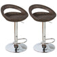 Contemporary Adjustable Height Bar Stool Indoor Bar Stool with Low Back Dark Gray-White 2 Piece Set Clearhalo 'Bar Furniture' 'Bar Stools' 'bar_stools' 'furn' 'furn_bar_stools' 'furniture_bar_stools' 'Kitchen & Dining Furniture' 'kitchen&dining_furn' 'kitchen' 'kitchen_furn' Furniture' 4452951