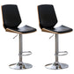 Contemporary Swivel Adjustable Height Bar Stool Indoor Bar Stool with Full Back Black 2 Piece Set Clearhalo 'Bar Furniture' 'Bar Stools' 'bar_stools' 'furn' 'furn_bar_stools' 'furniture_bar_stools' 'Kitchen & Dining Furniture' 'kitchen&dining_furn' 'kitchen' 'kitchen_furn' Furniture' 4452971