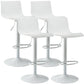 Contemporary Swivel Adjustable Bar Stool Indoor Bar Stool with Low Back White 4 Piece Set Clearhalo 'Bar Furniture' 'Bar Stools' 'bar_stools' 'furn' 'furn_bar_stools' 'furniture_bar_stools' 'Kitchen & Dining Furniture' 'kitchen&dining_furn' 'kitchen' 'kitchen_furn' Furniture' 4453025