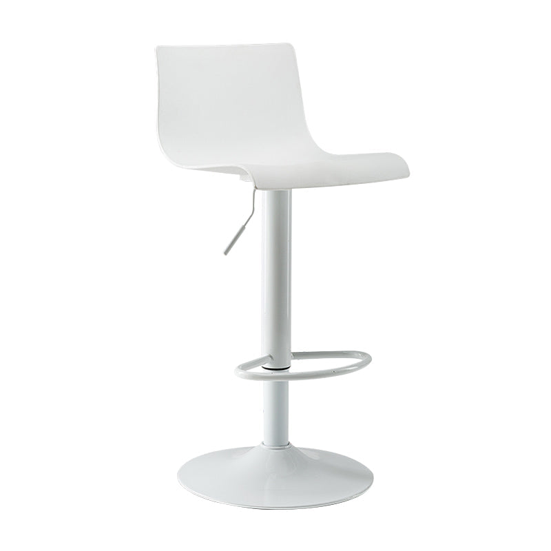 Contemporary Swivel Adjustable Bar Stool Indoor Bar Stool with Low Back Clearhalo 'Bar Furniture' 'Bar Stools' 'bar_stools' 'furn' 'furn_bar_stools' 'furniture_bar_stools' 'Kitchen & Dining Furniture' 'kitchen&dining_furn' 'kitchen' 'kitchen_furn' Furniture' 4453032