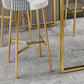 Industrial Style Stone Top Cocktail Bar Table 42-inch Height Table for Kitchen Clearhalo 'Bar Furniture' 'Bar Tables' 'bar_tables' 'furn' 'furn_bar_tables' 'Furniture' 'furniture_bar_tables' 'Kitchen & Dining Furniture' 4453117