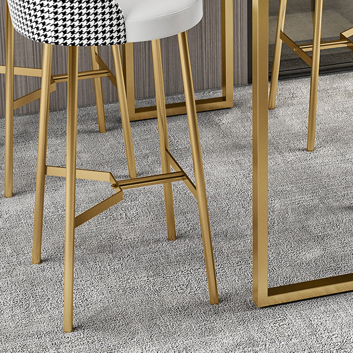 Industrial Style Stone Top Cocktail Bar Table 42-inch Height Table for Kitchen Clearhalo 'Bar Furniture' 'Bar Tables' 'bar_tables' 'furn' 'furn_bar_tables' 'Furniture' 'furniture_bar_tables' 'Kitchen & Dining Furniture' 4453117