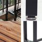 Modern Wood Bar Height Table with Rectangle Table Top Black Trestle Table - 42" H Clearhalo 'Bar Furniture' 'Bar Tables' 'bar_tables' 'furn' 'furn_bar_tables' 'Furniture' 'furniture_bar_tables' 'Kitchen & Dining Furniture' 4453205