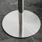 Modern Silver Metal Counter Table with Round Table Top Silver Pedestal Table Clearhalo 'Bar Furniture' 'Bar Tables' 'bar_tables' 'furn' 'furn_bar_tables' 'Furniture' 'furniture_bar_tables' 'Kitchen & Dining Furniture' 4453317