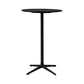 Modern Wood Counter Table with Round Table Top 4-Prong Table - 42" H Clearhalo 'Bar Furniture' 'Bar Tables' 'bar_tables' 'Furniture' 'furniture_bar_tables' 'Kitchen & Dining Furniture' 4453336