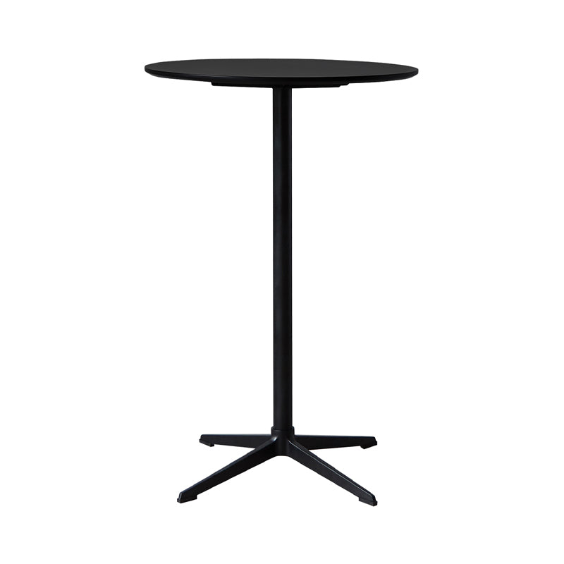 Modern Wood Counter Table with Round Table Top 4-Prong Table - 42" H Clearhalo 'Bar Furniture' 'Bar Tables' 'bar_tables' 'Furniture' 'furniture_bar_tables' 'Kitchen & Dining Furniture' 4453336