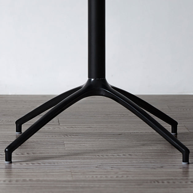 Modern Wood Counter Table with Round Table Top 4-Prong Table - 42" H Clearhalo 'Bar Furniture' 'Bar Tables' 'bar_tables' 'Furniture' 'furniture_bar_tables' 'Kitchen & Dining Furniture' 4453340