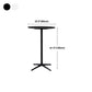 Modern Wood Counter Table with Round Table Top 4-Prong Table - 42" H Clearhalo 'Bar Furniture' 'Bar Tables' 'bar_tables' 'Furniture' 'furniture_bar_tables' 'Kitchen & Dining Furniture' 4453346