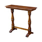 Modern Brown Wood Counter Table with Rectangle Table Top Trestle Table - 42" H Walnut Without Chairs Clearhalo 'Bar Furniture' 'Bar Tables' 'bar_tables' 'furn' 'furn_bar_tables' 'Furniture' 'furniture_bar_tables' 'Kitchen & Dining Furniture' 4453352