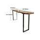 Brown Modern Style in Solid Wood and Iron Coffee Shop Lounge Bar Table Clearhalo 'Bar Furniture' 'Bar Tables' 'bar_tables' 'furn' 'furn_bar_tables' 'Furniture' 'furniture_bar_tables' 'Kitchen & Dining Furniture' 4453405