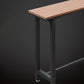 Brown Modern Style Bar Table in Solid Wood and Metal Bar Table for Outdoor Clearhalo 'Bar Furniture' 'Bar Tables' 'bar_tables' 'furn' 'furn_bar_tables' 'Furniture' 'furniture_bar_tables' 'Kitchen & Dining Furniture' 4453456