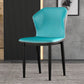 Industrial Style Wingback Chairs PU Leather Dining Chairs for Kitchen Dark Blue-Gray 1 Piece Clearhalo ' kitchen&dining_furn' 'Dining Chairs' 'Dining Tables & Seating' 'dining_chair' 'furn' 'furn_dining_chair' 'Furniture' 'furniture_dining_chair' 'Kitchen & Dining Furniture' 'kitchen' 4453598