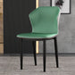Industrial Style Wingback Chairs PU Leather Dining Chairs for Kitchen Gray-Green 1 Piece Clearhalo ' kitchen&dining_furn' 'Dining Chairs' 'Dining Tables & Seating' 'dining_chair' 'furn' 'furn_dining_chair' 'Furniture' 'furniture_dining_chair' 'Kitchen & Dining Furniture' 'kitchen' 4453601