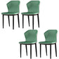 Industrial Style Wingback Chairs PU Leather Dining Chairs for Kitchen Gray-Green 4 Piece Set Clearhalo ' kitchen&dining_furn' 'Dining Chairs' 'Dining Tables & Seating' 'dining_chair' 'furn' 'furn_dining_chair' 'Furniture' 'furniture_dining_chair' 'Kitchen & Dining Furniture' 'kitchen' 4453603