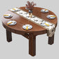 Modern Standard Dining Table Extendable Solid Wood Dining Table with 4 Legs Clearhalo ' dining_table' 'Dining Tables & Seating' 'Dining Tables' 'furn' 'furn_dining_table' 'Furniture' 'furniture_dining_table' 'Kitchen & Dining Furniture' 'kitchen&dining_furn' 'kitchen' 'kitchen_dining_table' 4453628