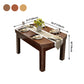 Modern Standard Dining Table Extendable Solid Wood Dining Table with 4 Legs Clearhalo ' dining_table' 'Dining Tables & Seating' 'Dining Tables' 'furn' 'furn_dining_table' 'Furniture' 'furniture_dining_table' 'Kitchen & Dining Furniture' 'kitchen&dining_furn' 'kitchen' 'kitchen_dining_table' 4453632