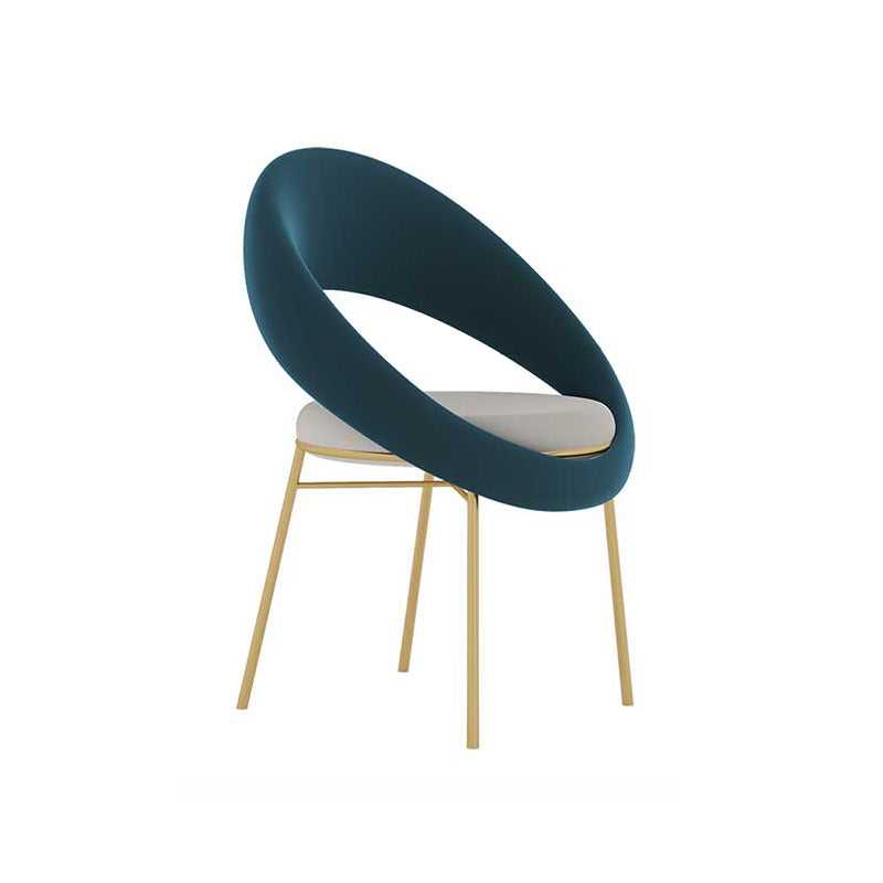 Glam 1/3/4/5 Pieces Dining Set Sintered Stone Dining Furniture for Home Use 1 Blue Chair Clearhalo 'Dining Room Sets' 'Dining Tables & Seating' 'dining_room_set' 'furn' 'furn_dining_room_set' 'Furniture' 'furniture_dining_room_set' 'Kitchen & Dining Furniture' 'kitchen&dining_furn' 'kitchen' 4453640