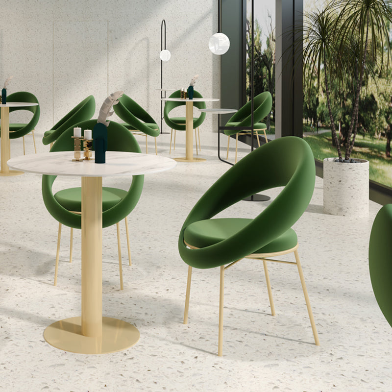 Glam 1/3/4/5 Pieces Dining Set Sintered Stone Dining Furniture for Home Use Clearhalo 'Dining Room Sets' 'Dining Tables & Seating' 'dining_room_set' 'furn' 'furn_dining_room_set' 'Furniture' 'furniture_dining_room_set' 'Kitchen & Dining Furniture' 'kitchen&dining_furn' 'kitchen' 4453656