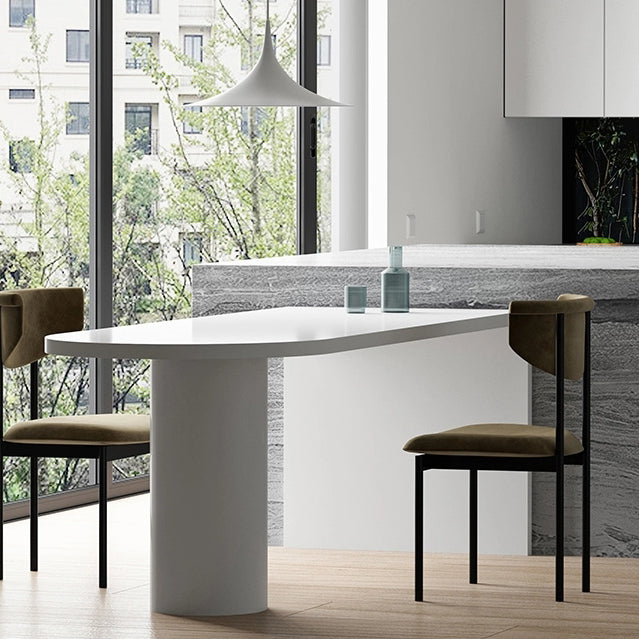 Modern Solid Wood Specialty Bar Table Double Pedestal Bistro Table for Kitchen Clearhalo 'Bar Furniture' 'Bar Tables' 'bar_tables' 'Dining Tables & Seating' 'Dining Tables' 'dining_table' 'furn' 'furn_dining_table' 'Furniture' 'furniture_bar_tables' 'Kitchen & Dining Furniture' 4457332