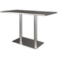 Industrial Style Dining Site Table Stainless Steel Dining Room Collection Rectangle Trestle Clearhalo ' dining_table' 'Dining Tables & Seating' 'Dining Tables' 'furn' 'furn_dining_table' 'Furniture' 'furniture_dining_table' 'Kitchen & Dining Furniture' 'kitchen&dining_furn' 'kitchen' 'kitchen_dining_table' 4457378
