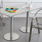 Industrial Style Dining Site Table Stainless Steel Dining Room Collection Clearhalo ' dining_table' 'Dining Tables & Seating' 'Dining Tables' 'furn' 'furn_dining_table' 'Furniture' 'furniture_dining_table' 'Kitchen & Dining Furniture' 'kitchen&dining_furn' 'kitchen' 'kitchen_dining_table' 4457384