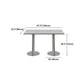 Industrial Style Dining Site Table Stainless Steel Dining Room Collection Clearhalo ' dining_table' 'Dining Tables & Seating' 'Dining Tables' 'furn' 'furn_dining_table' 'Furniture' 'furniture_dining_table' 'Kitchen & Dining Furniture' 'kitchen&dining_furn' 'kitchen' 'kitchen_dining_table' 4457395
