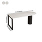 Modern Style Dining Table White Home Use Dining Table with Double Pedestal Base Clearhalo ' dining_table' 'Dining Tables & Seating' 'Dining Tables' 'furn' 'furn_dining_table' 'Furniture' 'furniture_dining_table' 'Kitchen & Dining Furniture' 'kitchen&dining_furn' 'kitchen' 'kitchen_dining_table' 4457414