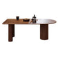 Free Form Solid Wood Dining Table Modern Dinette Table with 3 Legs Brown Without Chairs Clearhalo ' dining_table' 'Dining Tables & Seating' 'Dining Tables' 'furn' 'furn_dining_table' 'Furniture' 'furniture_dining_table' 'Kitchen & Dining Furniture' 'kitchen&dining_furn' 'kitchen' 'kitchen_dining_table' 4457440