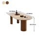 Free Form Solid Wood Dining Table Modern Dinette Table with 3 Legs Clearhalo ' dining_table' 'Dining Tables & Seating' 'Dining Tables' 'furn' 'furn_dining_table' 'Furniture' 'furniture_dining_table' 'Kitchen & Dining Furniture' 'kitchen&dining_furn' 'kitchen' 'kitchen_dining_table' 4457449