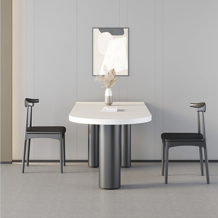 Irregular Wood Table for Restaurant Modern Dining Table with 3 Legs Clearhalo ' dining_table' 'Dining Tables & Seating' 'Dining Tables' 'furn' 'furn_dining_table' 'Furniture' 'furniture_dining_table' 'Kitchen & Dining Furniture' 'kitchen&dining_furn' 'kitchen' 'kitchen_dining_table' 4457460