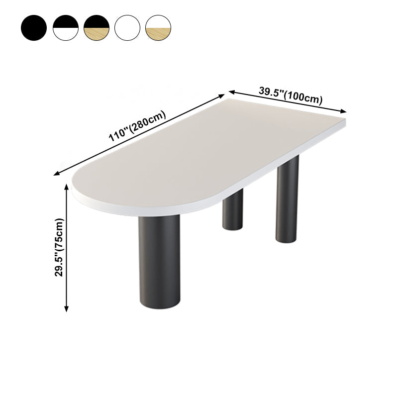 Irregular Wood Table for Restaurant Modern Dining Table with 3 Legs Clearhalo ' dining_table' 'Dining Tables & Seating' 'Dining Tables' 'furn' 'furn_dining_table' 'Furniture' 'furniture_dining_table' 'Kitchen & Dining Furniture' 'kitchen&dining_furn' 'kitchen' 'kitchen_dining_table' 4457469
