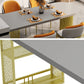Modern Style Dining Table Solid Wood Double Pedestal Dining Table for kitchen Clearhalo ' dining_table' 'Dining Tables & Seating' 'Dining Tables' 'furn' 'furn_dining_table' 'Furniture' 'furniture_dining_table' 'Kitchen & Dining Furniture' 'kitchen&dining_furn' 'kitchen' 'kitchen_dining_table' 4457494