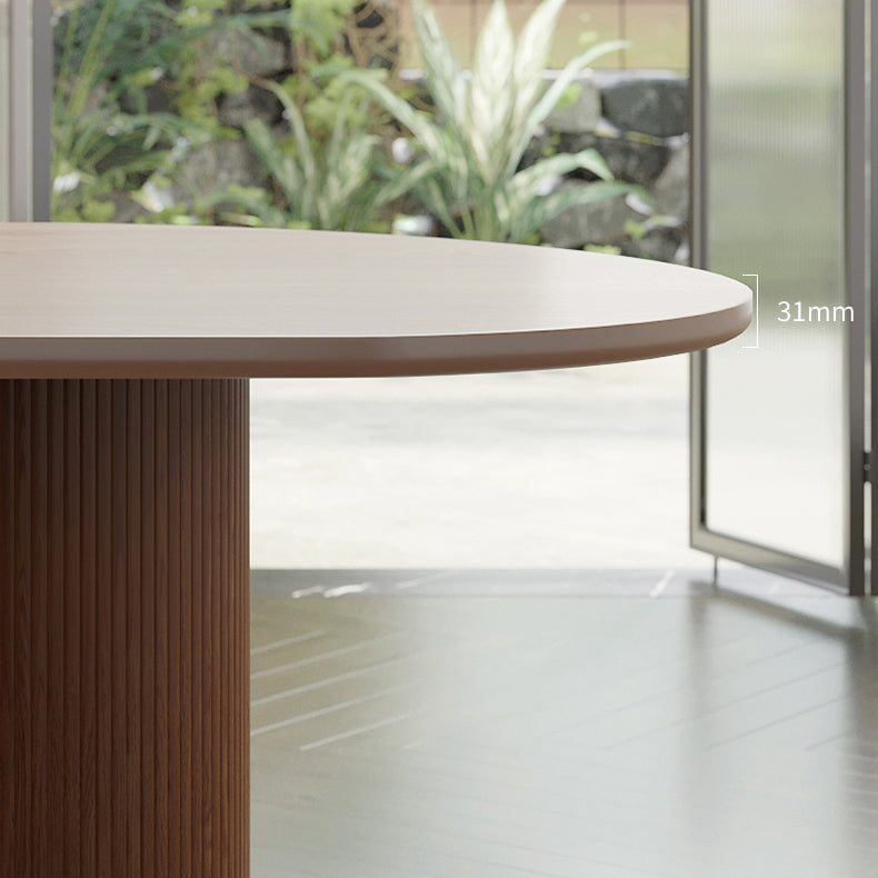 Free Form Solid Wood Dining Table Simplicity Table with 3 Legs Clearhalo ' dining_table' 'Dining Tables & Seating' 'Dining Tables' 'furn' 'furn_dining_table' 'Furniture' 'furniture_dining_table' 'Kitchen & Dining Furniture' 'kitchen&dining_furn' 'kitchen' 'kitchen_dining_table' 4457511