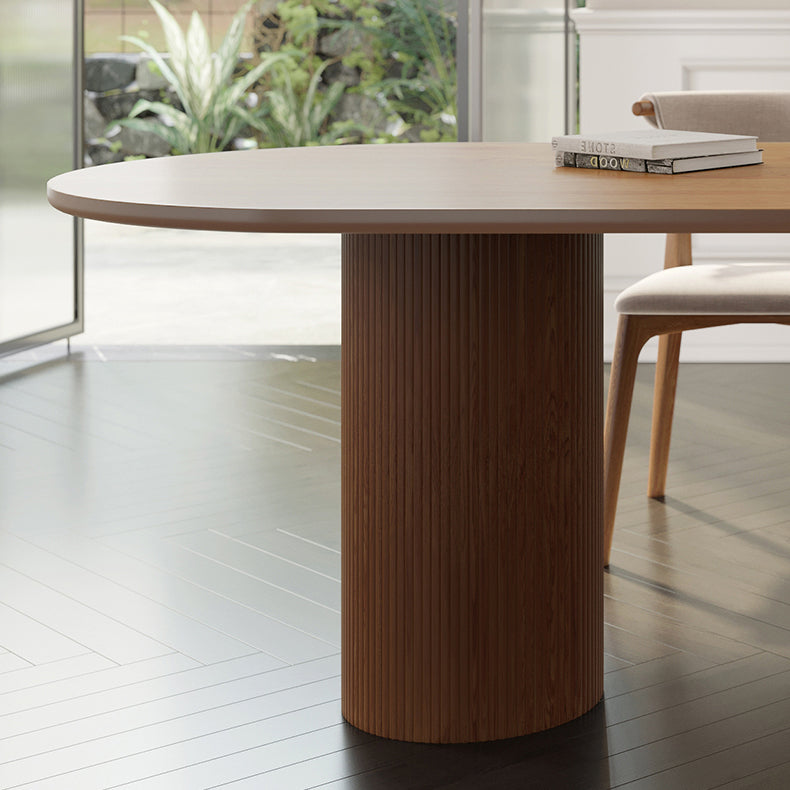 Free Form Solid Wood Dining Table Simplicity Table with 3 Legs Clearhalo ' dining_table' 'Dining Tables & Seating' 'Dining Tables' 'furn' 'furn_dining_table' 'Furniture' 'furniture_dining_table' 'Kitchen & Dining Furniture' 'kitchen&dining_furn' 'kitchen' 'kitchen_dining_table' 4457513