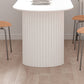 Modern Style White Dining Table Wood Dining Table with Double Pedestal Base Clearhalo ' dining_table' 'Dining Tables & Seating' 'Dining Tables' 'furn' 'furn_dining_table' 'Furniture' 'furniture_dining_table' 'Kitchen & Dining Furniture' 'kitchen&dining_furn' 'kitchen' 'kitchen_dining_table' 4457528
