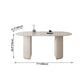 Sintered Stone White Table for Restaurant Modern Dining Table with Double Pedestal Base Clearhalo ' dining_table' 'Dining Tables & Seating' 'Dining Tables' 'furn' 'furn_dining_table' 'Furniture' 'furniture_dining_table' 'Kitchen & Dining Furniture' 'kitchen&dining_furn' 'kitchen' 'kitchen_dining_table' 4457575