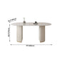 Sintered Stone White Table for Restaurant Modern Dining Table with Double Pedestal Base Clearhalo ' dining_table' 'Dining Tables & Seating' 'Dining Tables' 'furn' 'furn_dining_table' 'Furniture' 'furniture_dining_table' 'Kitchen & Dining Furniture' 'kitchen&dining_furn' 'kitchen' 'kitchen_dining_table' 4457578